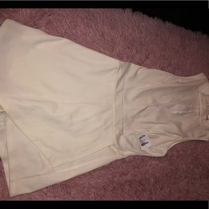 Charlotte Russe white ROMPER